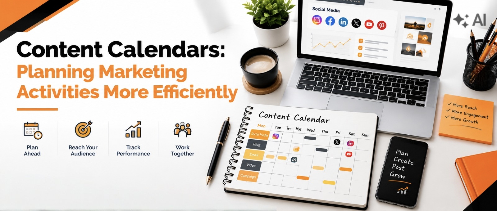 Content Calendars: Planning Marketing Activities More Efficiently